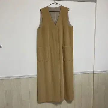 핸드메이드 롱베스트 베이지