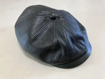 가죽 소재 블랙 헌팅 모자 CALEE SUPPLY M