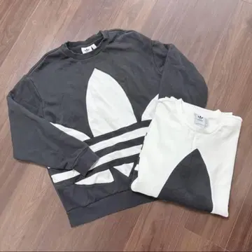adidas 빅 로고 맨투맨 트레이닝복 2벌 세트 2XL