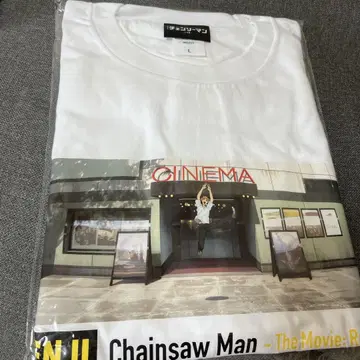새상품 덴지 체인소 맨 T셔츠 영화 장면 레제 편 극장판