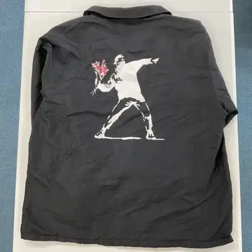 BRANDALUSED 플라워 봄버 블랙 자켓 ( T )