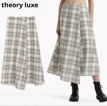 theory luxe 21AW 워셔블 비대칭 스커트