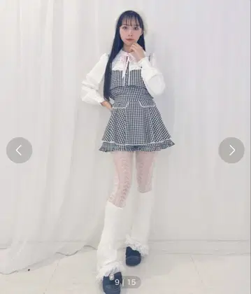 Honey Cinnamon 프릴 큐롯 셋업 지뢰계 양산형