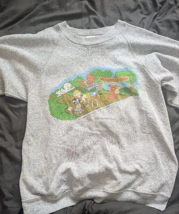 레어 USA제 90s' HARVEY COMICS 맨투맨 SANTEE