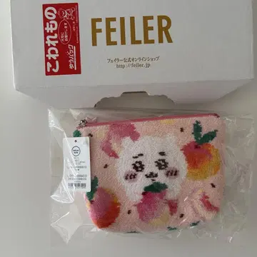 새상품 페이 치이카와 (먼작귀) 피치 도트 파우치 (소)