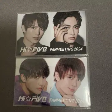 Hi Five FANMEETING 2024 혜택 스티커 히노 카토