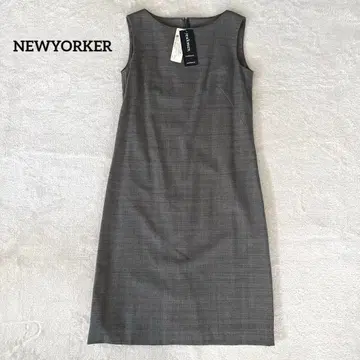 NEWYORKER 원피스 7AR 그레이 글렌체크