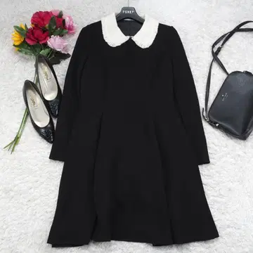 G9379*MILKCOCOA 밀크코코아 긴팔 원피스 블랙 M