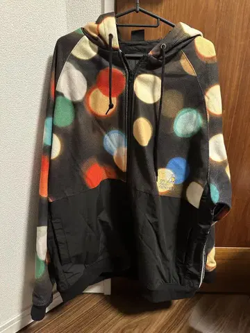 go slow caravan 컬러풀 도트 후드티