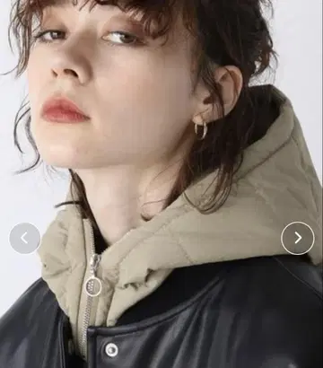 JEANASIS 충전솜 바라클라바 베이지 부착형 후드 나카와타 바라클라바