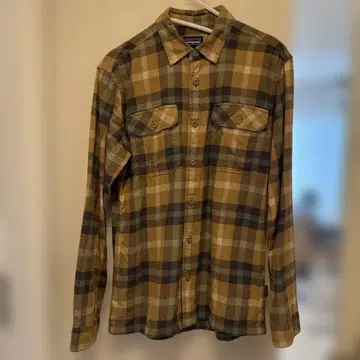 patagonia 체크 무늬 셔츠 S