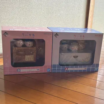 제일복권 치이카와 온천 A상 B상 F상 하치와레 모몽가 총 4점 세트