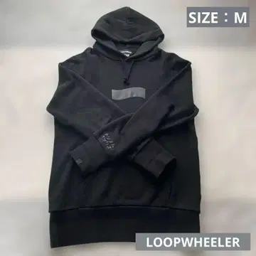 LOOPWHEELER GOD SELECTION XXX 블랙 후드티 M