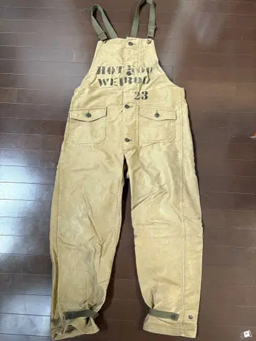 weirdo 베이지 오버롤 HOT ROD WEAR