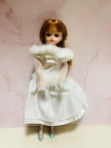 리카짱 인형 본체 오프숄더 드레스 당시 물품 레어