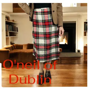 O'neil of Dublin 오닐 오브 더블린 울 플리츠 스커트