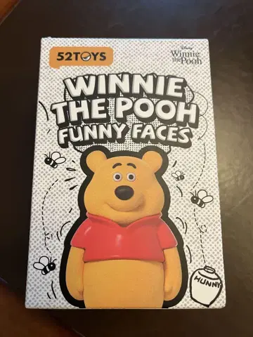 미개봉. 52TOYS 위니 더 푸 퍼니 페이스