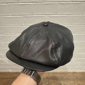 UNNAMED HEADWEAR 가죽 헌팅 캡