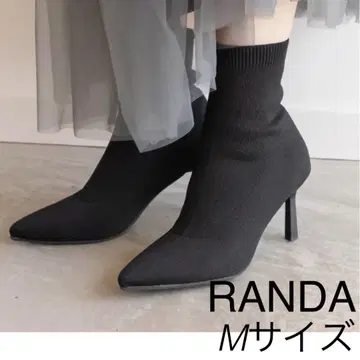 RANDA 란다 소프트 스트레치 니트 삭스 부츠 M 사이즈