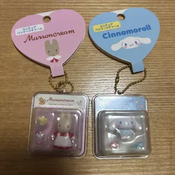 산리오 미니어처 패키지 참 마론 크림 & 시나모롤