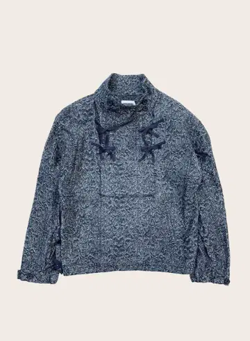MONK JACKET - SNAKE SASHIKO - NAVY MULTI