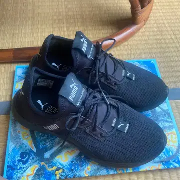 PUMA SOFTFOAM 블랙 스니커즈 UK5