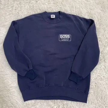 80s JERZEES 빈티지 맨투맨 USA제 네이비 L