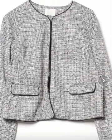 grove 파이핑 트위드 자켓 포멀 트위드 자켓 3L