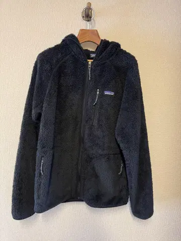 patagonia 후드 부착 블랙 보아 플리스 자켓 M 사이즈
