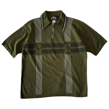 데드스탁 90s kik wear 스트릿 니트 피케 셔츠