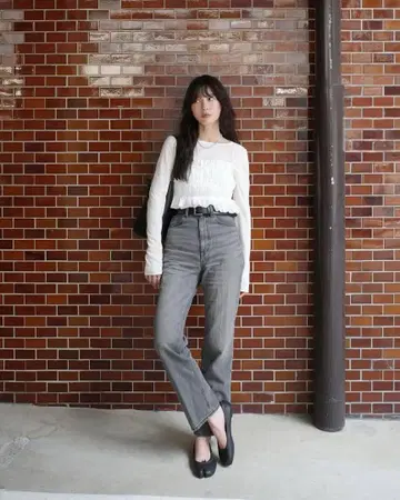 링 데님 팬츠