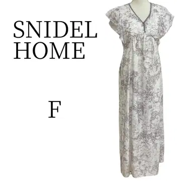 새상품급 SNIDEL HOME 롱 프릴 원피스 FREE SIZE