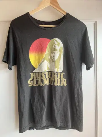 HYSTERIC GLAMOUR 그래픽 T셔츠 블랙 남성용 S사이즈