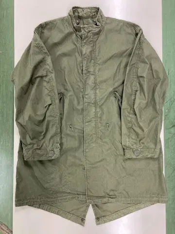 미군 실물 60년대 M-65 피쉬테일 후드티 알루미늄 지퍼