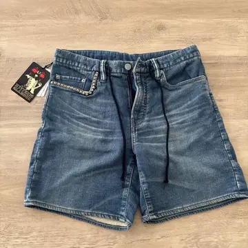 HYSTERIC GLAMOUR 스터드 데님 하프 팬츠 올드 새상품