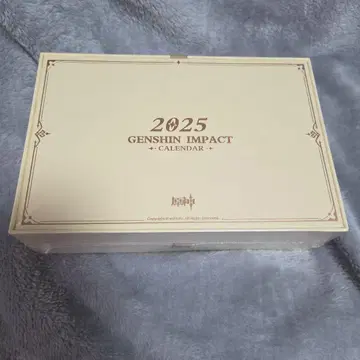 원신 2025년 달력 미개봉 새상품