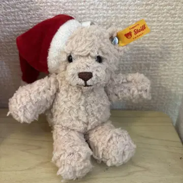 Steiff 산타 모자 달린 봉제 인형