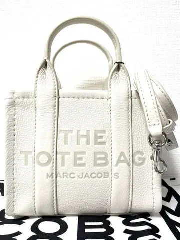 새상품 마크제이콥스 더 레더 크로스바디 미니 토트백 화이트