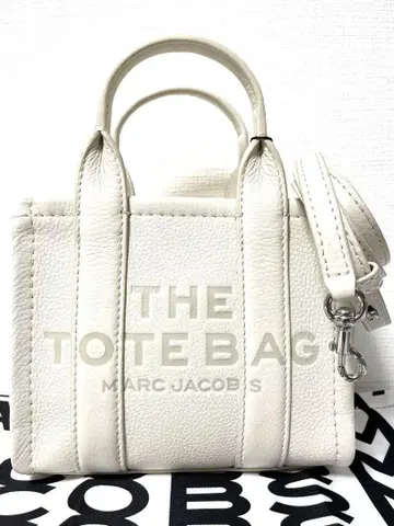 새상품 마크제이콥스 더 레더 크로스바디 미니 토트백 화이트