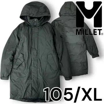 밀레 경량 2WAY 후디드 다운 코트 다운 파카 105/XL