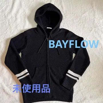 미사용품 BAYFLOW 베이플로우 니트 후드티 M 후드티