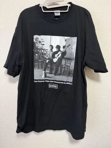 Oasis 30주년 롯폰기 뮤지엄 기념전 한정판 T셔츠(XL)