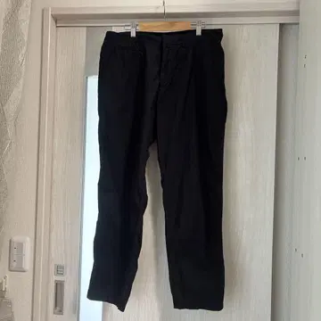 MORGAN HOMME 블랙 심플 팬츠