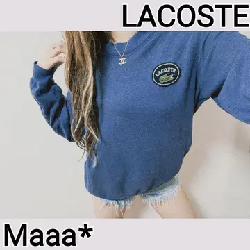 LACOSTE 격하게 귀여운 악어 로고 맨투맨 트레이닝복