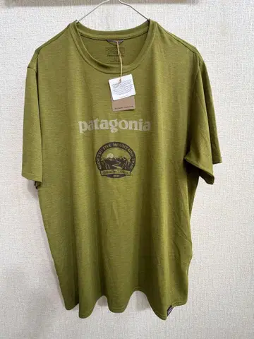 patagonia 티셔츠 신에츠 2025년 모델 올리브 그린
