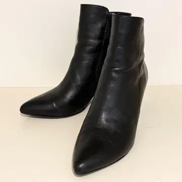 EIZO 에이조 가죽 숏 부츠 사이드 지퍼 24.5cm