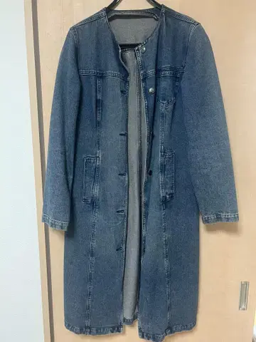 구제 의류 롱 데님 자켓