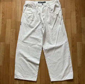 vintage made in USA LA GATE white denim