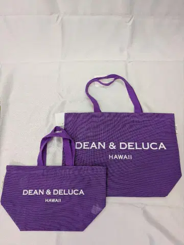 DEAN & DELUCA 토트백 세트 대소 보라색