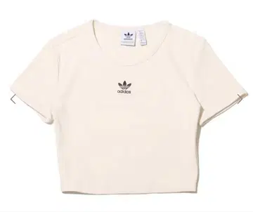 adidas 리브 미니T셔츠 아이보리 XS
